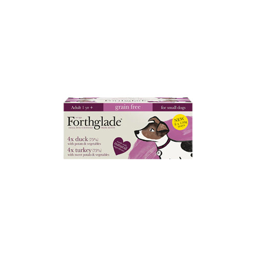 Forthglade Small Dog Grain Free Duck & Turkey Variety