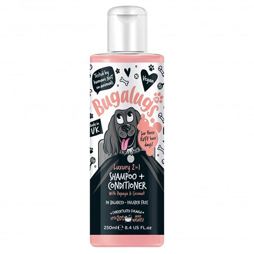 Bugalugs Luxury 2 in 1 Dog Shampoo & Conditioner