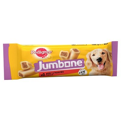 Pedigree Jumbone Medium with Beef & Poultry 2 Sticks 12 x 180g