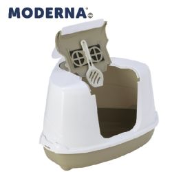 Moderna Flip Cat Loo 56cm - Hooded Cat Litter Box with Scoop