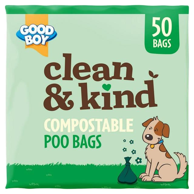 Good Boy 50 Clean & Kind Compostable - Dog Poo Bags