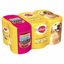 Pedigree 6x400g Chunks in Loaf - Wet Dog Food