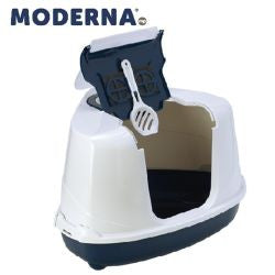 Moderna Flip Cat Loo 56cm - Hooded Cat Litter Box with Scoop