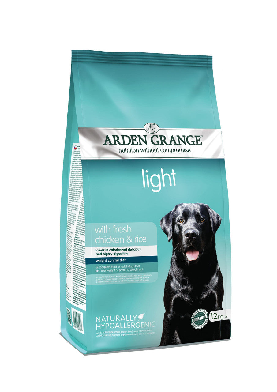 Arden Grange Light Chicken & Rice 12kg - Adult Dry Dog Food