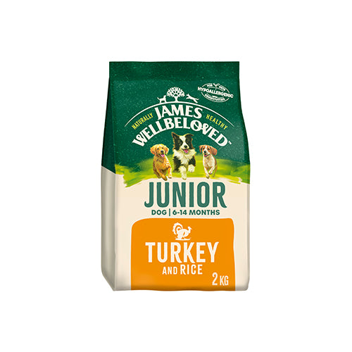 James Wellbeloved Junior Dog Turkey &amp; Rice 2kg