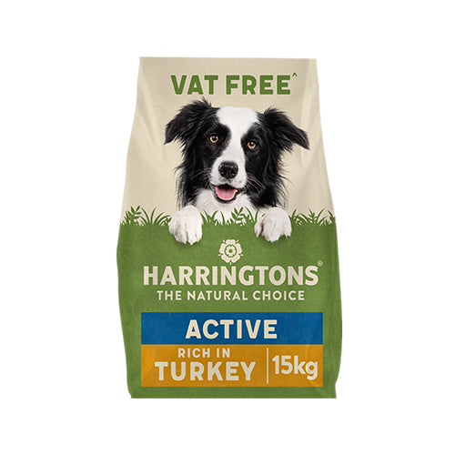 Harringtons Active Rich in Turkey &amp; Rice 15kg