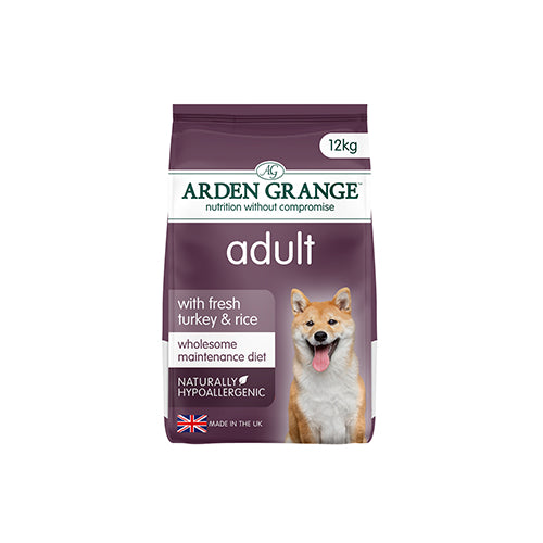 Arden Grange Adult Dog Turkey &amp; Rice 12kg