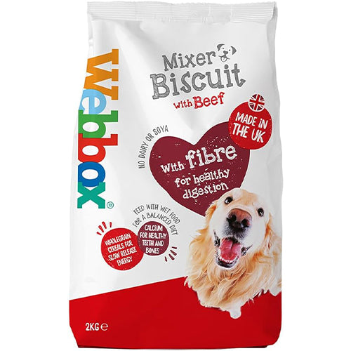 Webbox Premium Mixer Biscuit Beef 2kg