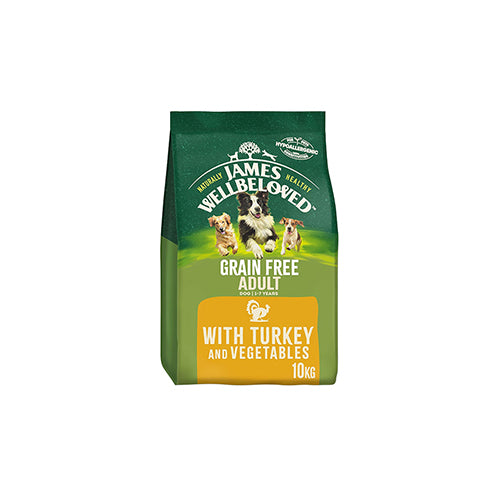 James Wellbeloved Grain Free Adult with Turkey &amp; Vegetable 10kg