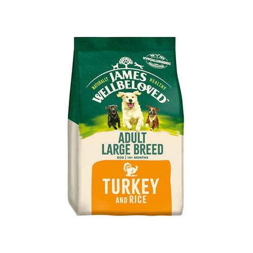 James Wellbeloved Adult Large Breed Turkey &amp; Rice 15kg Dry Dog Food