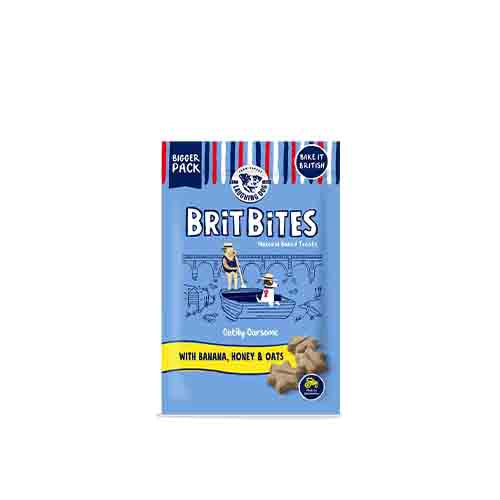 Laughing Dog Brit Bites With Banana, Honey &amp; Oats 7 x 175g Packs