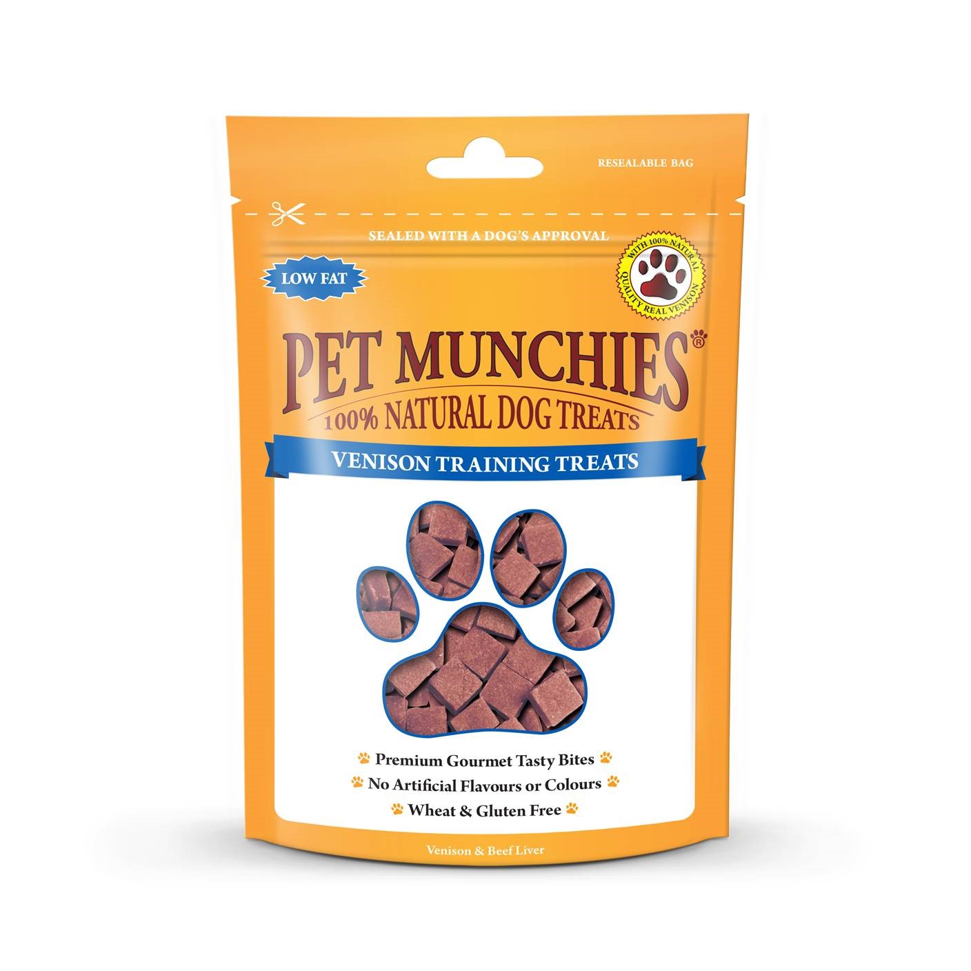 Pet Munchies Natural Venison Training Treats 8 x 50g
