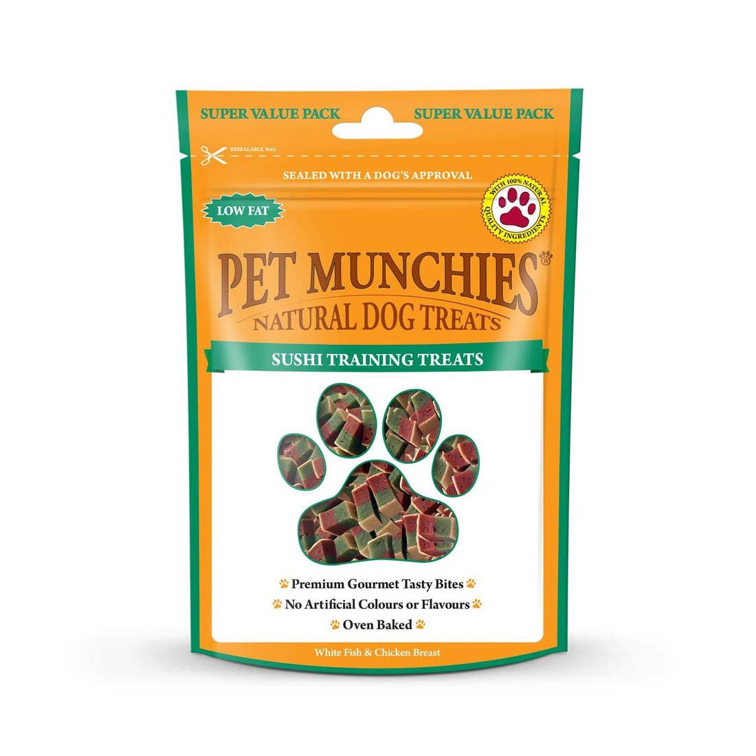 Pet Munchies Natural Sushi Training Treats 150g