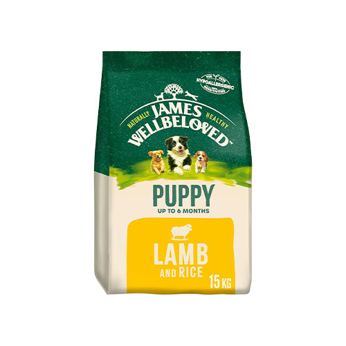 James Wellbeloved Puppy Lamb &amp; Rice 15kg Dry Dog Food