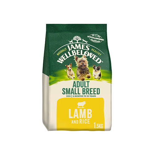 James Wellbeloved Adult Small Breed Lamb &amp; Rice 1.5kg Dry Dog Food