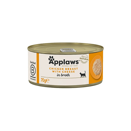 Applaws Chicken Breast with Cheese in Broth 24 x 70g