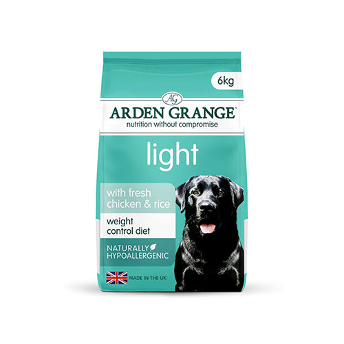 Arden Grange Light With Chicken &amp; Rice 6kg Dry Dog Food