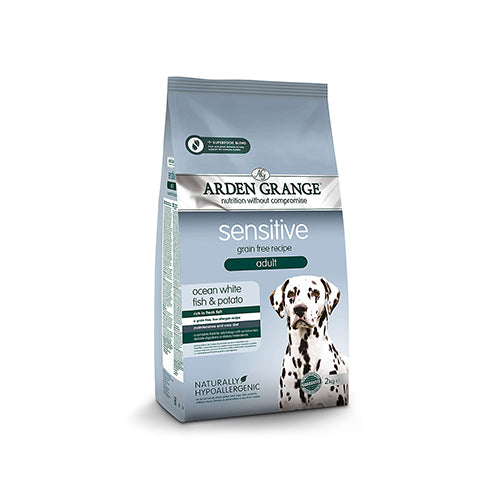 Arden Grange Sensitive Adult With White Fish &amp; Potato 2kg Dry Dog Food