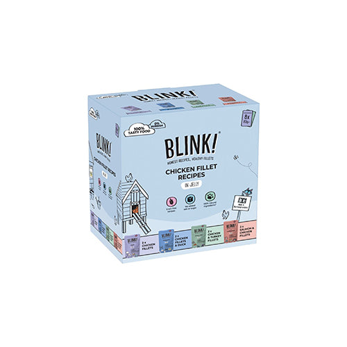 Blink! Chicken Fillet Recipes In Jelly MultiPack 8 x 85g Pouches