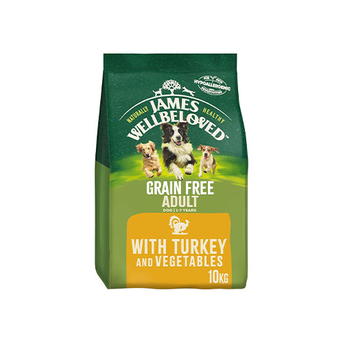 James Wellbeloved Grain Free Adult with Turkey &amp; Vegetable 10kg Dry Dog Food