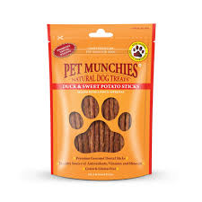Pet Munchies Duck &amp; Sweet Potato 8 x 90g