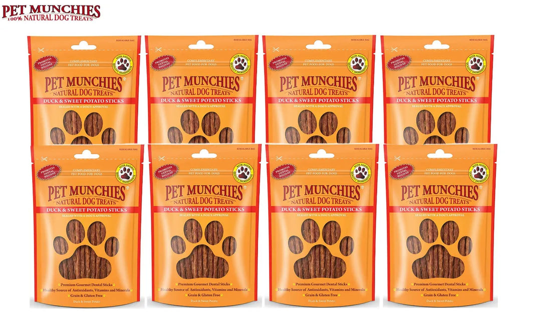 Pet Munchies Duck &amp; Sweet Potato 8 x 90g