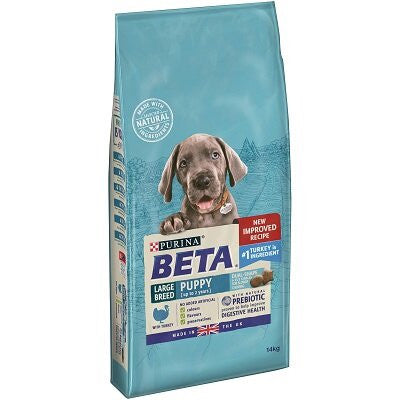 Beta Puppy Large Breed Turkey 14kg - Dry Puppy Food
