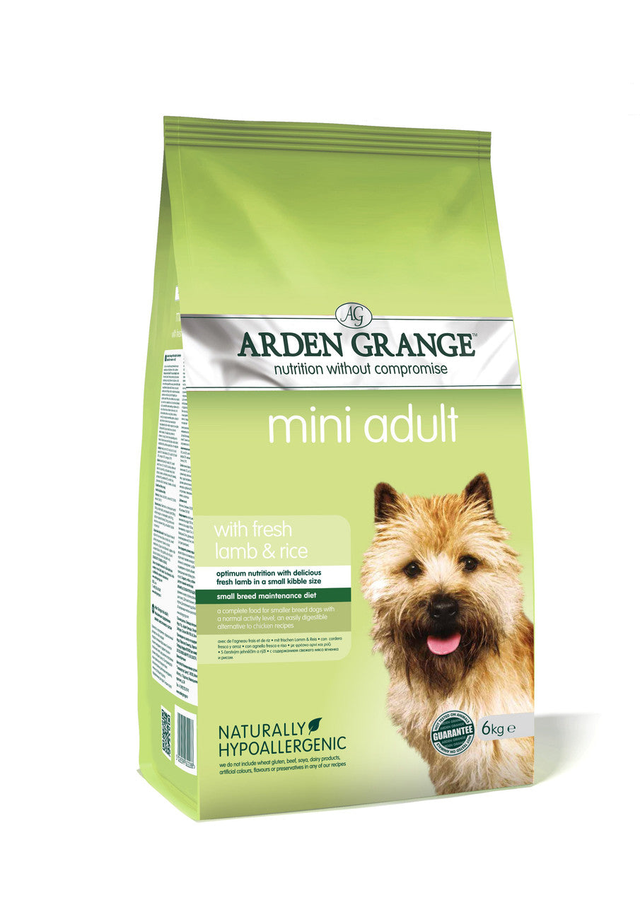 Arden Grange Mini Lamb &amp; Rice 6kg - Adult Dry Dog Food