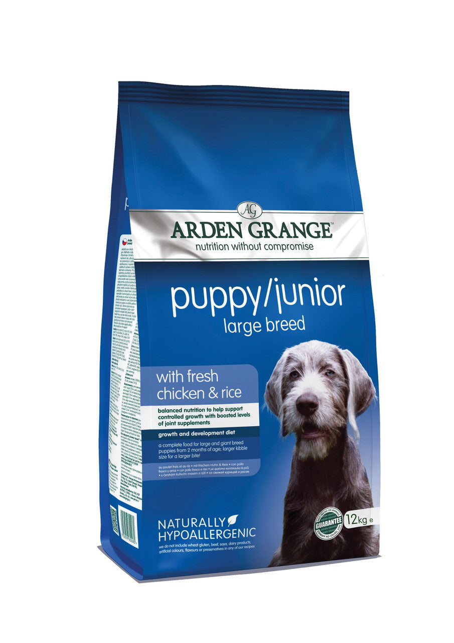Arden Grange Large Breed Chicken &amp; Rice 12kg - Dry Puppy Food